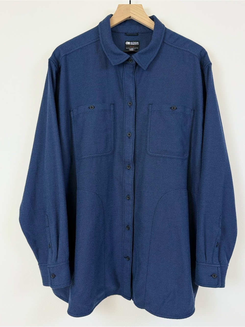 Outdoor Research Men’s 2X Blue Shirt Jacket Overshirt